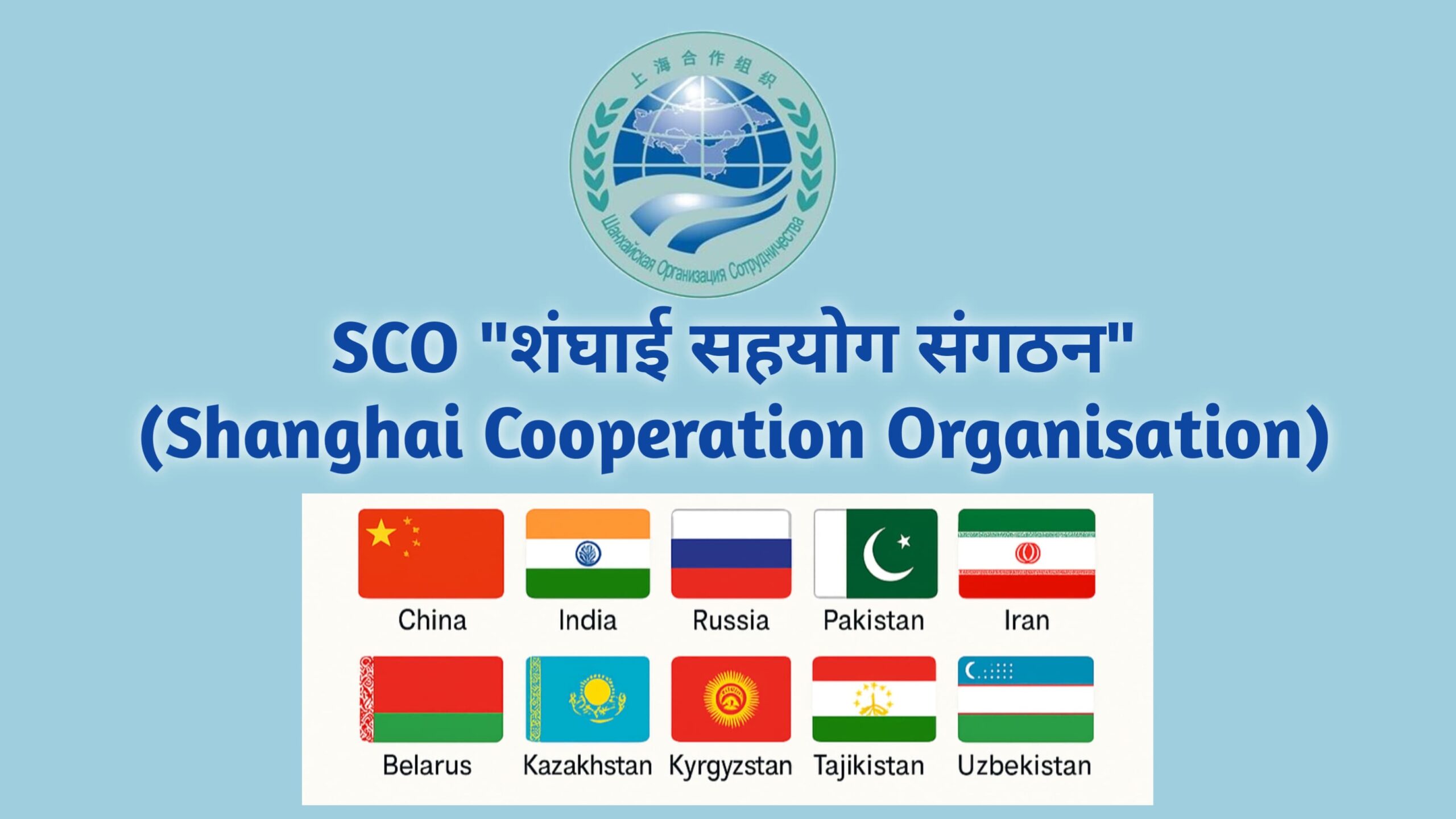 SCO शिखर बैठक में सदस्य देश और भारत की भूमिका