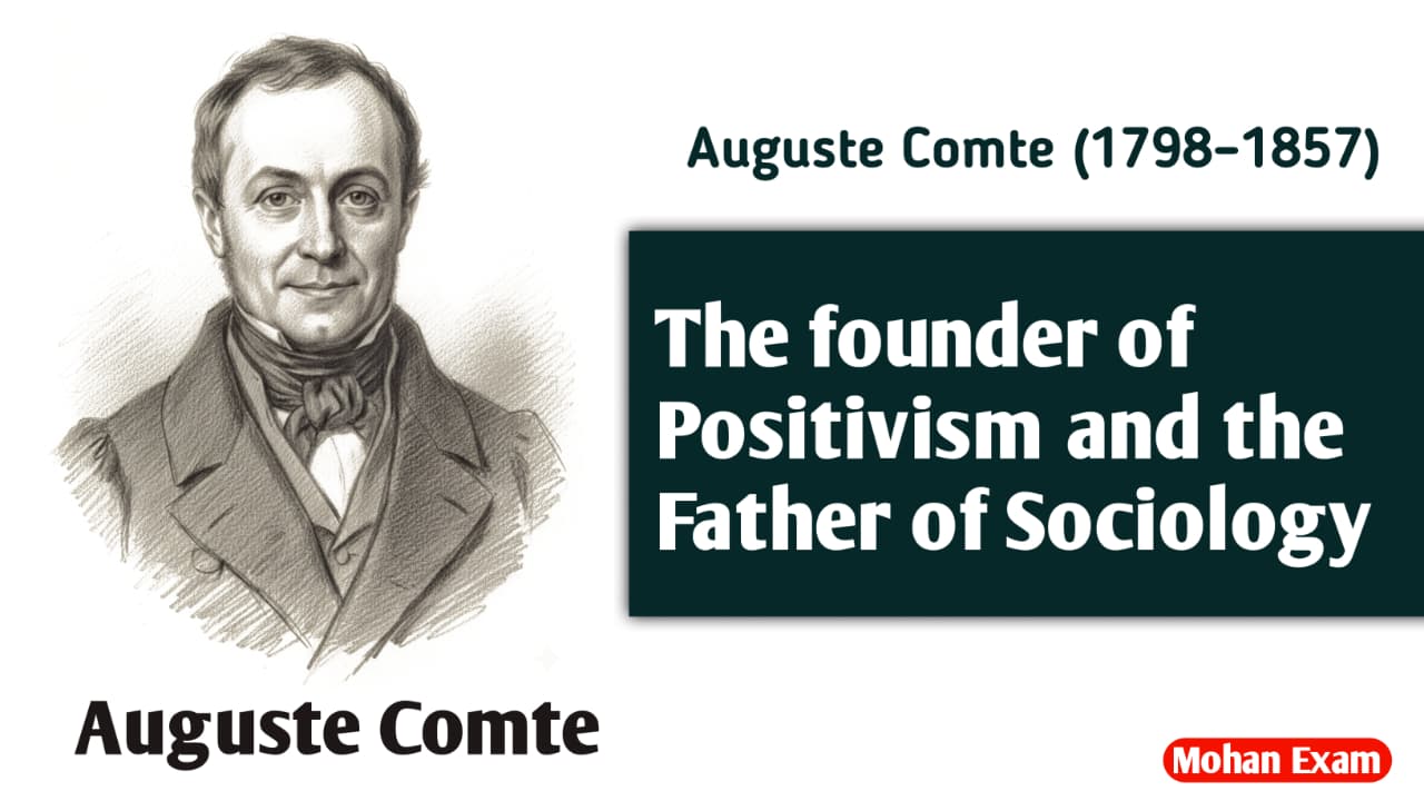 The founder of Positivism and the Father of Sociology