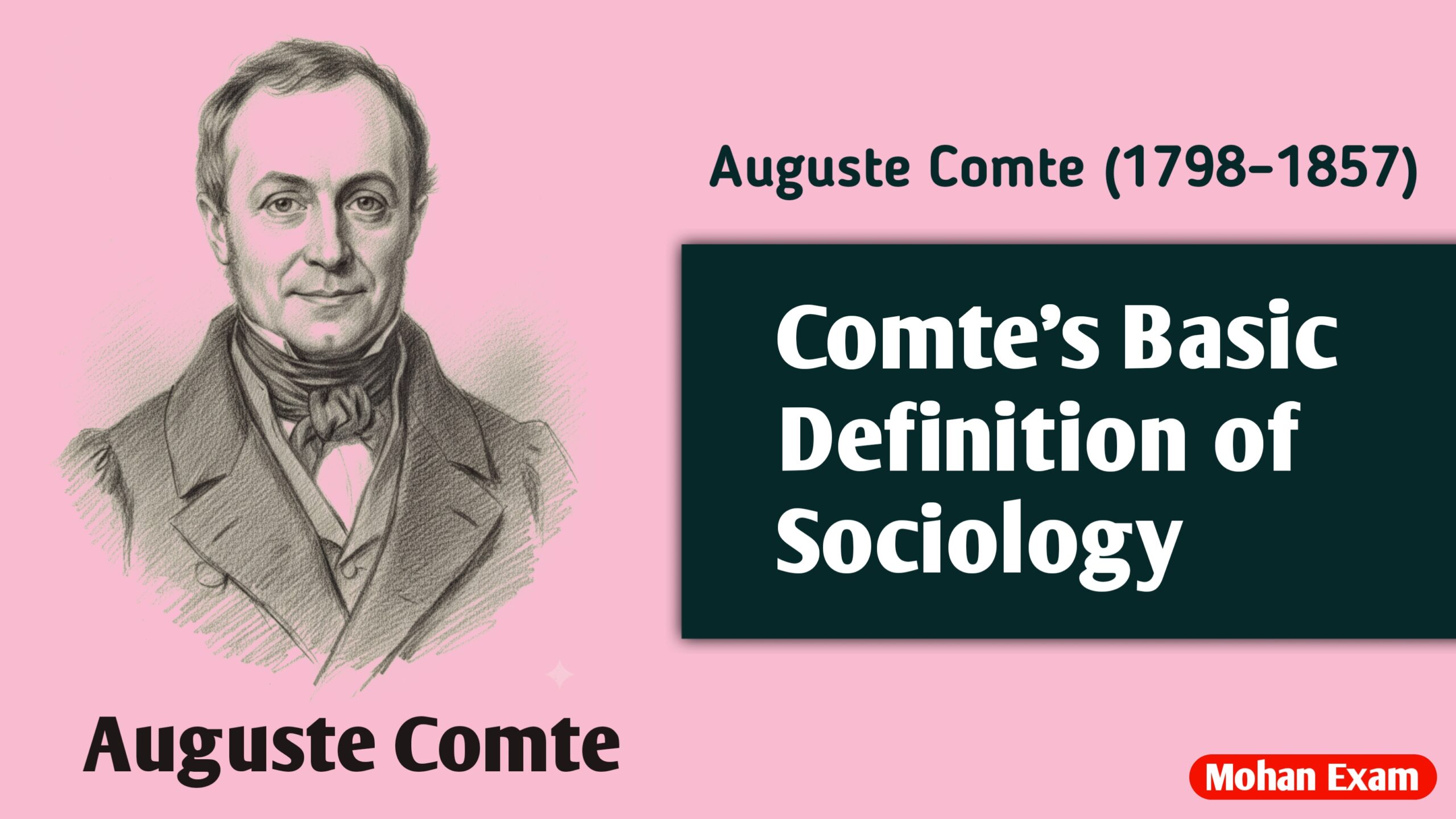 Comte’s Basic Definition of Sociology