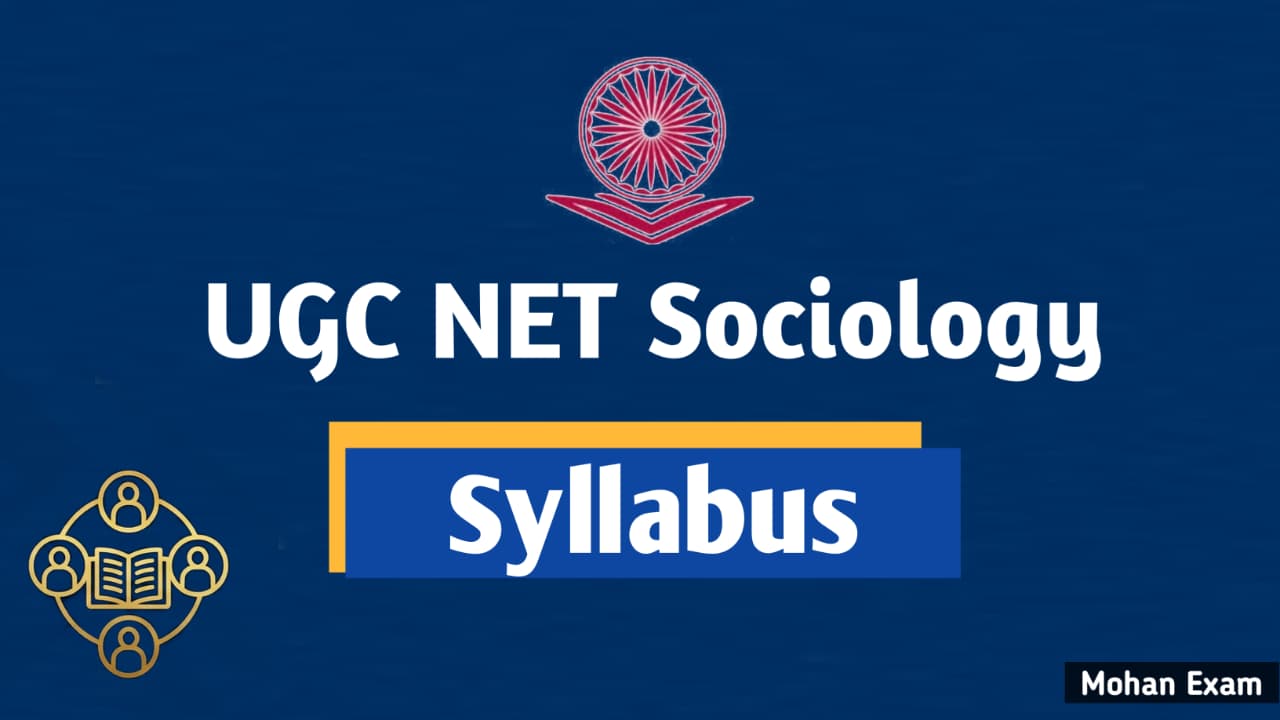 UGC NET Sociology Syllabus